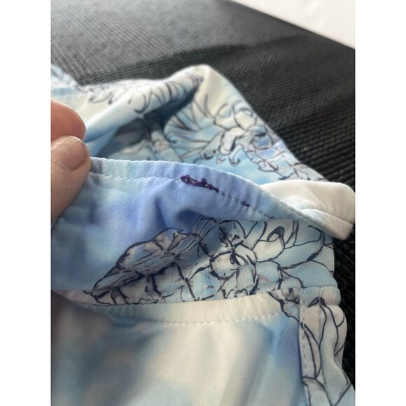 The Endless Summer Mens Pineapple‎ Performance Polo Shirt Sz Medium Blue - Picture 2 of 6